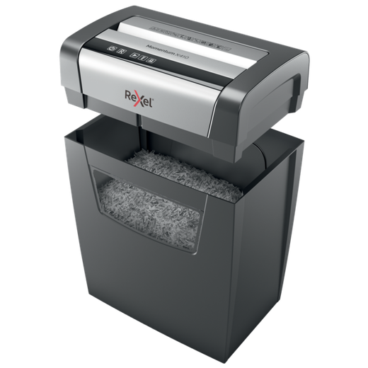 Destructora Rexel Momentum X410 negro/plata