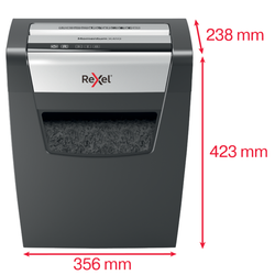Destructora Rexel Momentum X410 negro/plata
