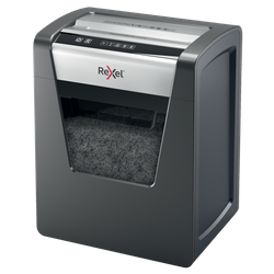 Destructora Rexel Momentum X415 negro/plata