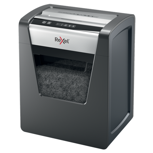 Destructora Rexel Momentum X415 negro/plata