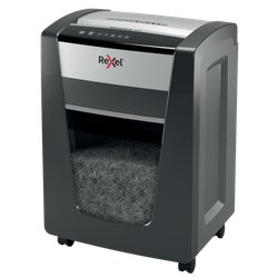 Destructora Rexel Momentum X420 negro/plata