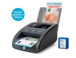 Detector y contador de billetes falsos safecan 155-s complete pantalla lcd 3,8\" micro sd 156x120x76 mm