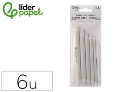 Difumino liderpapel bolsa de 6 unidades diametros surtidos 116 mm / 150 mm
