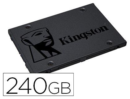 Disco duro ssd kingston 2,5" interno sa400s37 240 gb