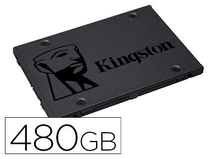 Disco duro ssd kingston 2,5" interno sa400s37 480 gb