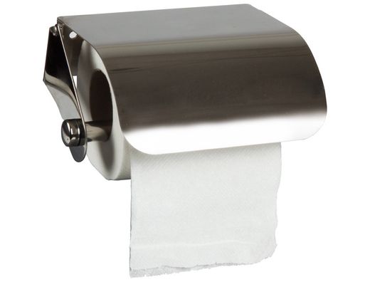 Dispensador Q-Connect de Papel Higienico Acero Inoxidable 122X98X45 Mm