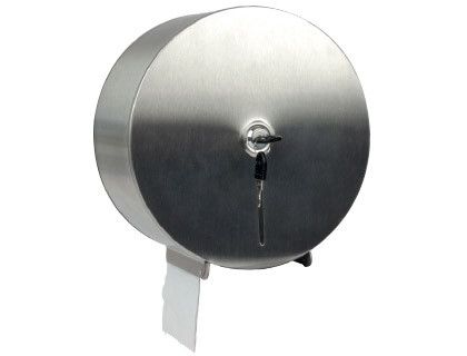 Dispensador Q-Connect de Papel Higienico Jumbo Acero Inoxidable 115X254X265 Mm