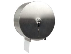 Dispensador Q-Connect de Papel Higienico Jumbo Acero Inoxidable 115X254X265 Mm