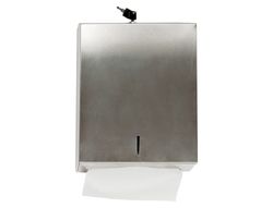 Dispensador Q-Connect de Toallitas de Papel Acero Inoxidable 283X100X365 Mm