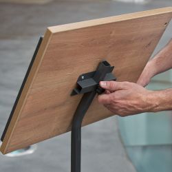 Display Regulable A4 Blanco Serie Natural