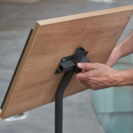 Display Regulable A4 Blanco Serie Natural