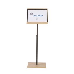 Display Regulable A4 Blanco Serie Natural