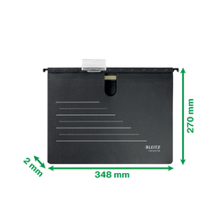 Dosier fástener colgante de cartón Alpha® Leitz Recycle. DIN A4.