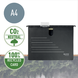 Dosier fástener colgante de cartón Alpha® Leitz Recycle. DIN A4.