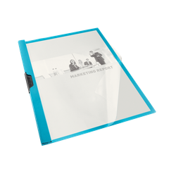 Dossier de presentacion Esselte Clipfiles. PVC. Clip metálico. Lomo 3 mm. DIN A4, azul