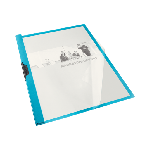 Dossier de presentacion Esselte Clipfiles. PVC. Clip metálico. Lomo 3 mm. DIN A4, azul