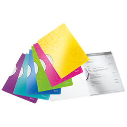 Dossier de presentación WOW. PP. DIN A4. Clip gris oscuro y tapas negro