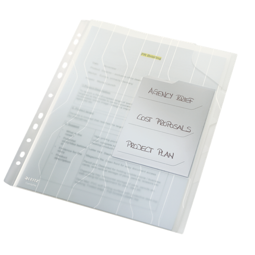 Dossier organizador Combifile (Bolsa 3) PP. 200 micras. DIN A4, blanco