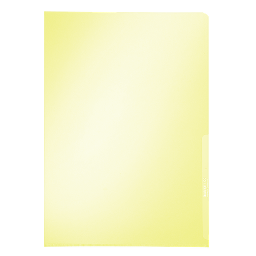 Dossier uñero Leitz (Caja 100) PVC rígido. 150 micras. DIN A4, amarillo