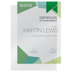 Dossier uñero Leitz (Caja 100) PVC rígido. 150 micras. DIN A4, azul