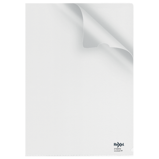 Dossier uñero Rexel ecológicos (pack 25) A4 transparente
