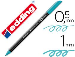 EDDING 1200 Rotulador azul turquesa trazo 0,5 a 1 mm. Ref. 1200-14