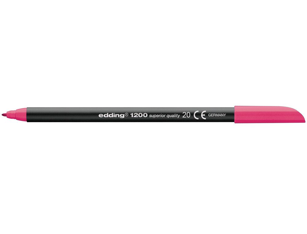 EDDING 1200 Rotulador magenta trazo 0,5 a 1 mm. Ref. 1200-20