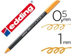 EDDING 1200 Rotulador naranja fluorescente trazo 0,5 a 1 mm. Ref. 1200-66