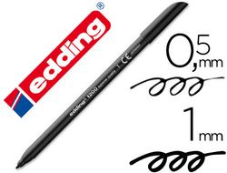 EDDING 1200 Rotulador negro trazo 0,5 a 1 mm. Ref. 1200-01