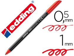 EDDING 1200 Rotulador rojo trazo 0,5 a 1 mm. Ref. 1200-02