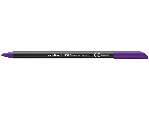 EDDING 1200 Rotulador violeta trazo 0,5 a 1 mm. Ref. 1200-08