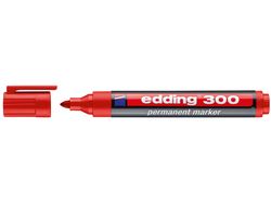 EDDING 300 Marcador Permanente Punta Conica Trazo 1.5-3 Mm Rojo. Ref. 300-02