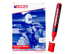 EDDING 300 Marcador Permanente Punta Conica Trazo 1.5-3 Mm Rojo. Ref. 300-02