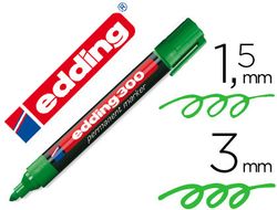 EDDING 300 Marcador Permanente Punta Conica Trazo 1.5-3 Mm Verde Ref. 300-4