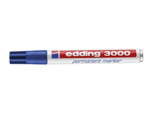 EDDING 3000 Marcador permanente punta cónica. trazo 1.5-3 mm. Azul ref. 3000-03