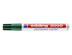 EDDING 3000 Marcador permanente punta cónica. trazo 1.5-3 mm. verde ref. 3000-02