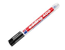 EDDING 400 Marcador Permanente Bolsillo Punta Redonda Trazo 1 Mm Negro Ref. 400-01