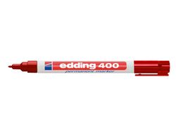 EDDING 400 Marcador Permanente Bolsillo Punta Redonda Trazo 1 Mm Rojo Ref. 400-02
