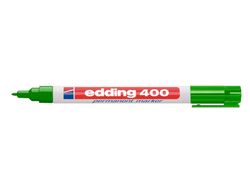 EDDING 400 Marcador Permanente Bolsillo Punta Redonda Trazo 1 Mm Verde Ref. 400-04
