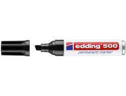 EDDING 500 Marcador Permanente Punta Biselada Trazo 2-7 Mm Negro Ref. 500-01