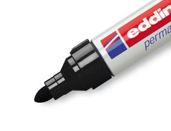 EDDING 550 Marcador Permanente Punta Conica Trazo 3-4 Mm. Recargable Negro Ref. 550-01