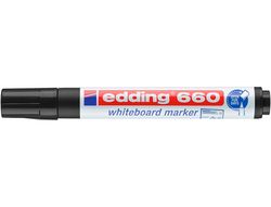 EDDING 660 Marcador pizarra blanca Trazo 1,5-3mm punta cónica Negro Ref.660-01