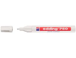 EDDING 750 marcador permamente punta cónica trazo 2-4 mm. color Blanco Ref. 750-49