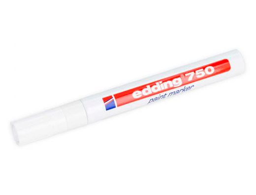 EDDING 750 marcador permamente punta cónica trazo 2-4 mm. color Blanco Ref. 750-49