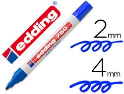 EDDING 750 marcador permamente punta cónica trazo 2-4 mm. color color azul Ref. 750-3