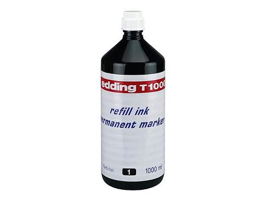 EDDING Bote Tinta T-1000 negro 1000 ml Ref. T1000-01