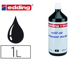 EDDING Bote Tinta T-1000 negro 1000 ml Ref. T1000-01
