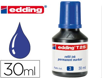 EDDING Frasco de Tinta Edding T-25 30 ml azul T25-03
