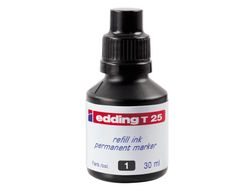 EDDING Frasco de Tinta Edding T-25 30 ml negro T25-01