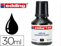 EDDING Frasco de Tinta Edding T-25 30 ml negro T25-01